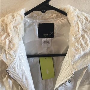 Lightweight White Rain Jacket